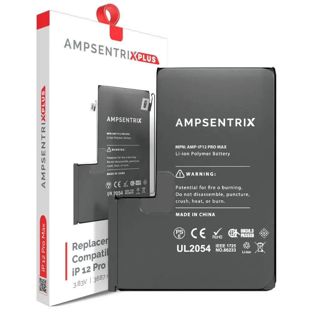BATERÍA IPHONE 12 PRO MAX AMPSENTRIX PLUS