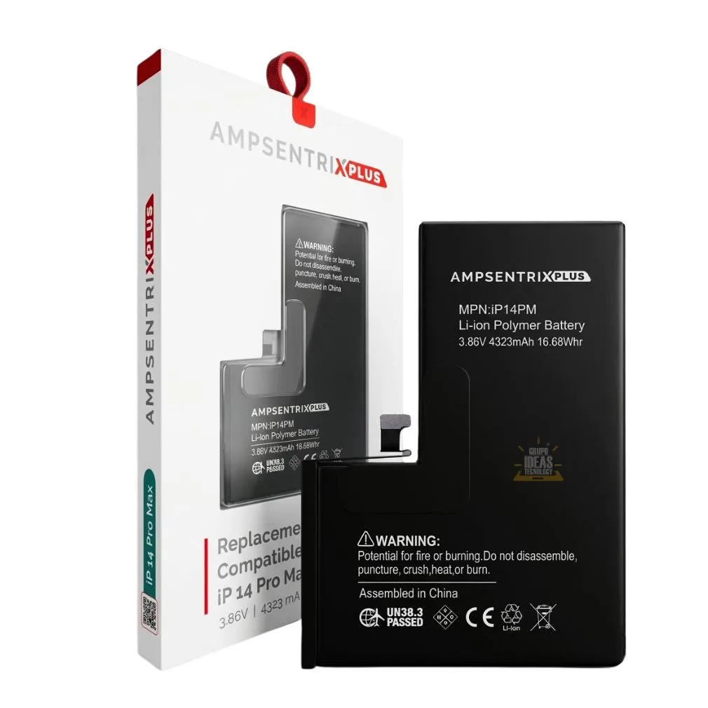 Batería iPhone 14 Pro Max Ampsentrix Plus